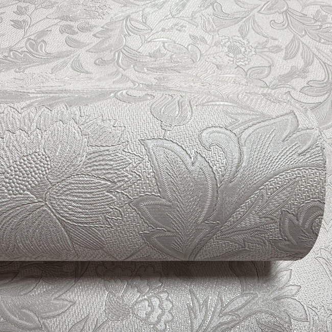 Dutch Wallcoverings Dutch Wallcoverings - FC Eleganza- Bilbury Dove - Vinyl op papier - 10m x 53cm - 36300