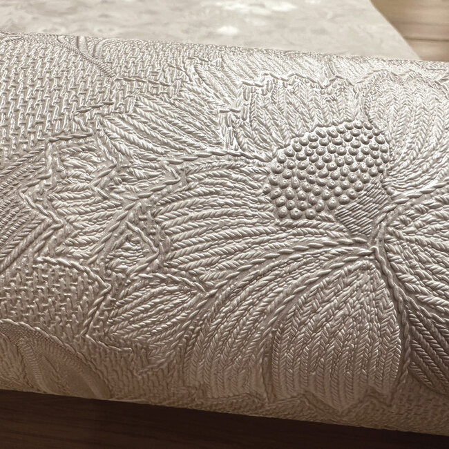 Dutch Wallcoverings Dutch Wallcoverings - FC Eleganza- Bilbury Beige - Vinyl op papier - 10m x 53cm - 36302