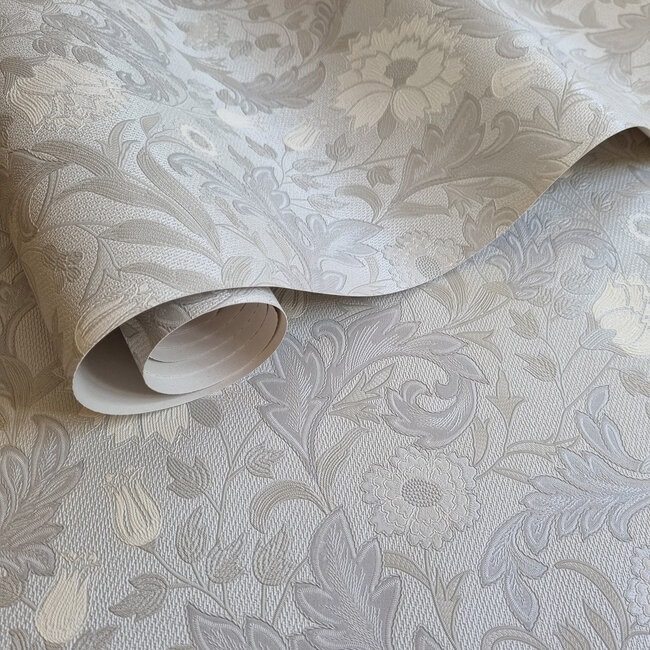 Dutch Wallcoverings Dutch Wallcoverings - FC Eleganza- Bilbury Blue - Vinyl op papier - 10m x 53cm - 36303