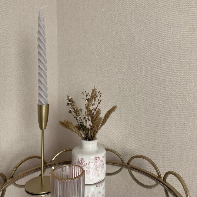 Dutch Wallcoverings Dutch Wallcoverings - FC Eleganza- Weave Beige - Vinyl op papier - 10m x 53cm - 36319