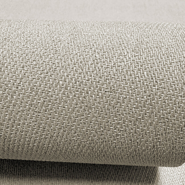 Dutch Wallcoverings Dutch Wallcoverings - FC Eleganza- Weave Beige - Vinyl op papier - 10m x 53cm - 36319