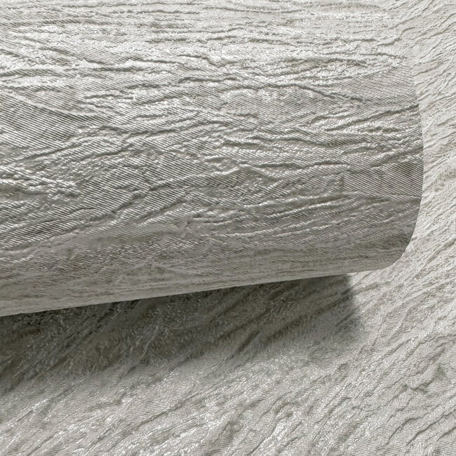 Dutch Wallcoverings Dutch Wallcoverings - FC Eleganza- Ondulato Dove - Vinyl op papier - 10m x 53cm - 36390