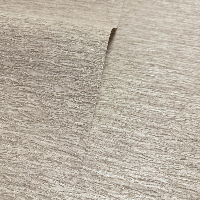 Dutch Wallcoverings Dutch Wallcoverings - FC Eleganza- Ondulato Beige - Vinyl op papier - 10m x 53cm - 36391