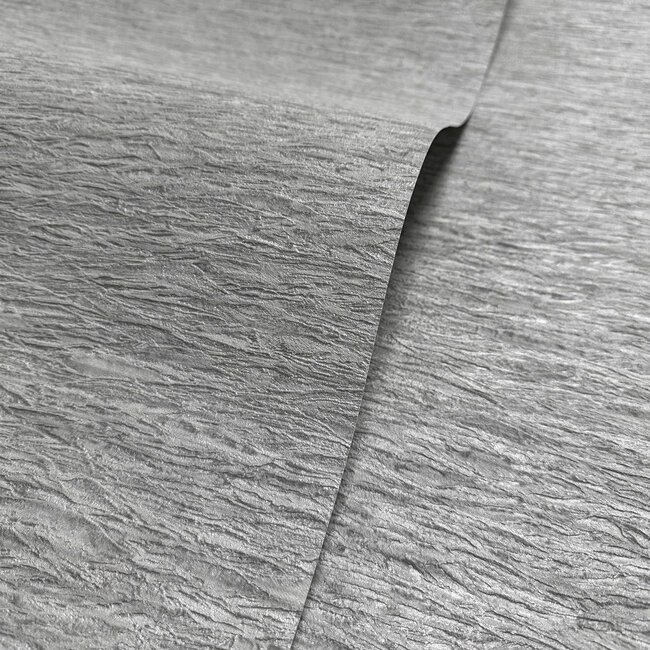 Dutch Wallcoverings Dutch Wallcoverings - FC Eleganza- Ondulato Grey - Vinyl op papier - 10m x 53cm - 36395