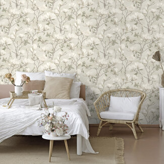 Dutch Wallcoverings Dutch Wallcoverings - FC Eleganza- Petalina Cream - 36402