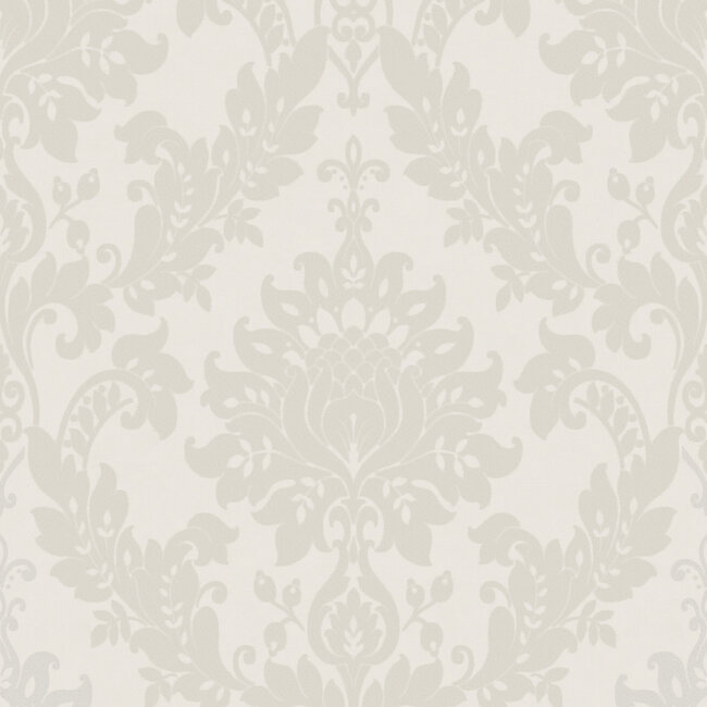 Dutch Wallcoverings Dutch Wallcoverings - FC Eleganza- Clara Dove - Vinyl op papier - 10m x 53cm - 36440