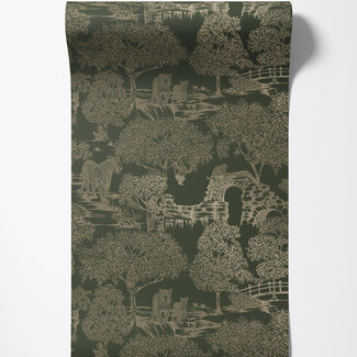 Dutch Wallcoverings Dutch Wallcoverings - FC Journey to the East - Samar Green - 91811