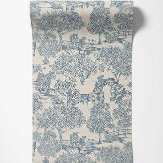 Dutch Wallcoverings Dutch Wallcoverings - FC Journey to the East - Samar Light Blue - 91812