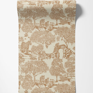 Dutch Wallcoverings Dutch Wallcoverings - FC Journey to the East - Samar Orange  - 91814