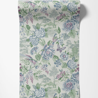Dutch Wallcoverings Dutch Wallcoverings - FC Journey to the East - Hana Blue - 91832
