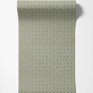 Dutch Wallcoverings Dutch Wallcoverings - FC Journey to the East - Sunstone Sage - 91870