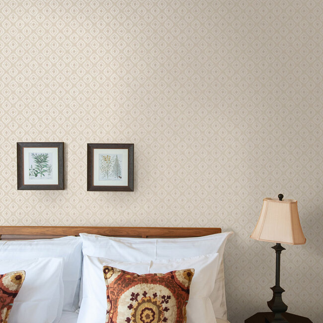 Dutch Wallcoverings Dutch Wallcoverings - FC Journey to the East - Sunstone Cream - Vliesbehang - 10m x 53cm - 91874