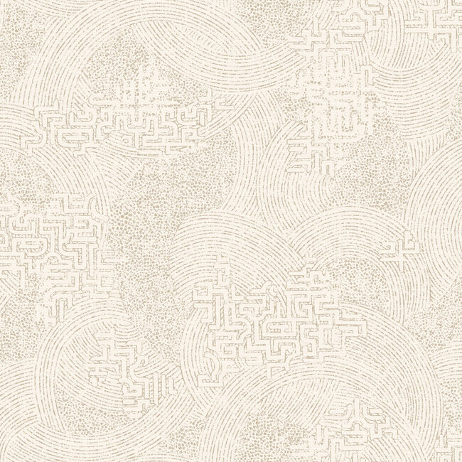 Dutch Wallcoverings Dutch Wallcoverings - FC Sahara- Richat Ivory - Vliesbehang - 10m x 53cm - 66027