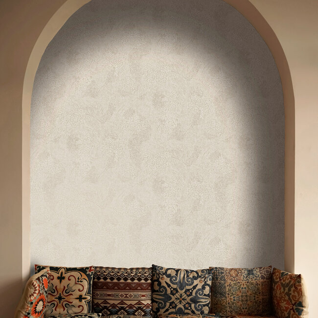 Dutch Wallcoverings Dutch Wallcoverings - FC Sahara- Richat Ivory - Vliesbehang - 10m x 53cm - 66027
