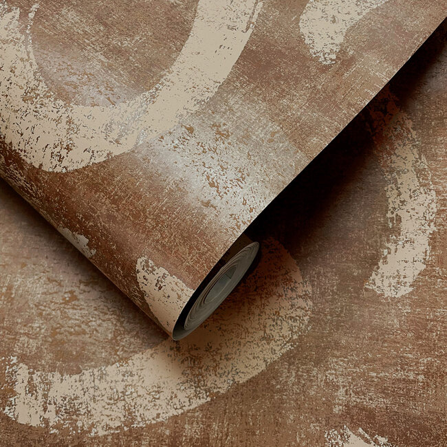 Dutch Wallcoverings Dutch Wallcoverings - FC Sahara- Sirocco Rust - Vliesbehang - 10m x 53cm - 66030