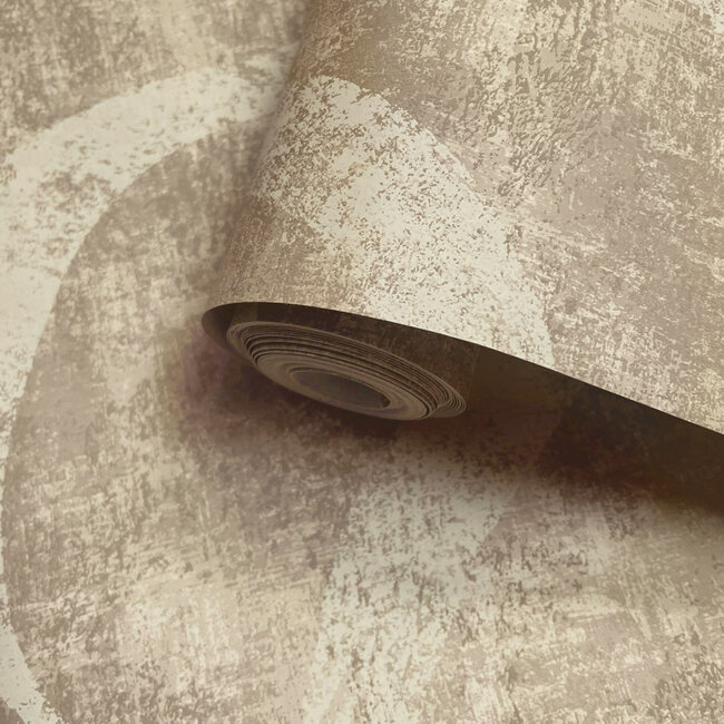 Dutch Wallcoverings Dutch Wallcoverings - FC Sahara- Sirocco Taupe - Vliesbehang - 10m x 53cm - 66031