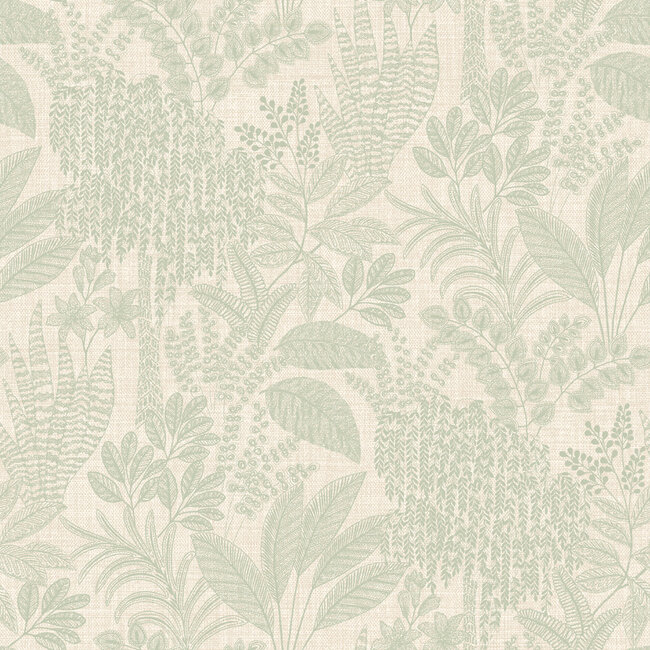 Dutch Wallcoverings Dutch Wallcoverings - FC Sahara- Oasis Sage - Vliesbehang - 10m x 53cm - 66052