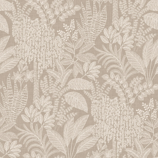 Dutch Wallcoverings Dutch Wallcoverings - FC Sahara- Oasis Taupe - Vliesbehang - 10m x 53cm - 66053