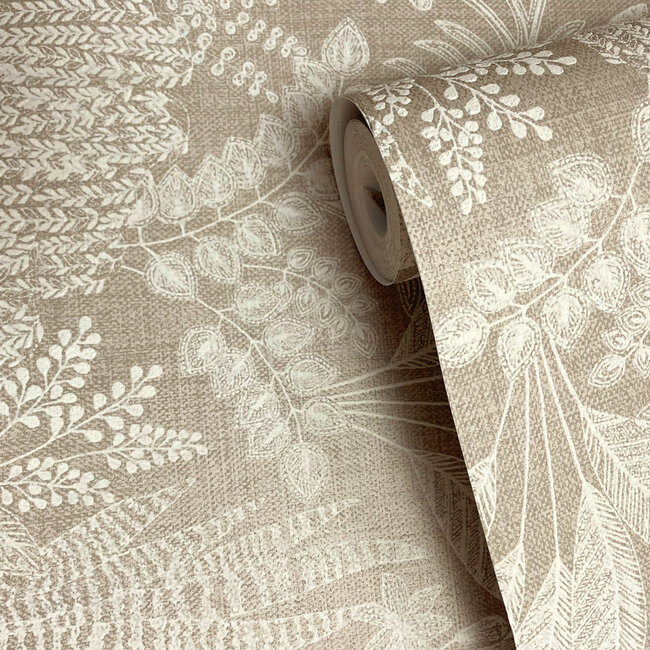 Dutch Wallcoverings Dutch Wallcoverings - FC Sahara- Oasis Taupe - Vliesbehang - 10m x 53cm - 66053