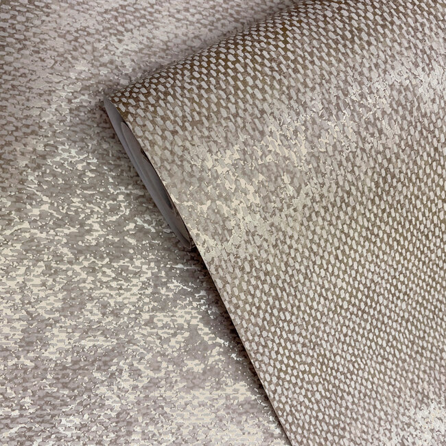 Dutch Wallcoverings Dutch Wallcoverings - FC Sahara- Sinamay Stone Grey - Vliesbehang - 10m x 53cm - 66081