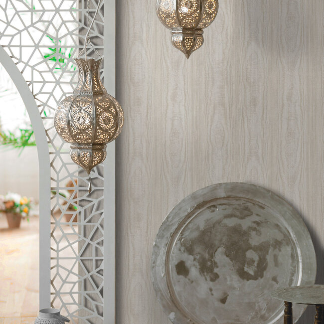 Dutch Wallcoverings Dutch Wallcoverings - FC Sahara- Sahel Steel grey - Vliesbehang - 10m x 53cm - 66091