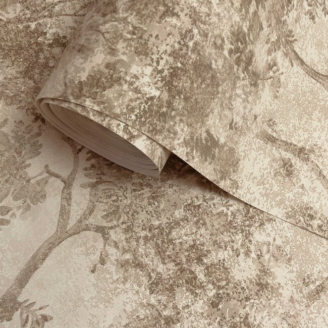 Dutch Wallcoverings Dutch Wallcoverings - FC Sahara- Tipu Taupe Beads - Vliesbehang - 10m x 53cm - 99500