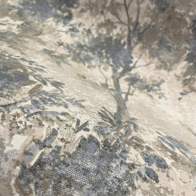 Dutch Wallcoverings Dutch Wallcoverings - FC Sahara- Tipu Indigo Blue Beads - Vliesbehang - 10m x 53cm - 99501