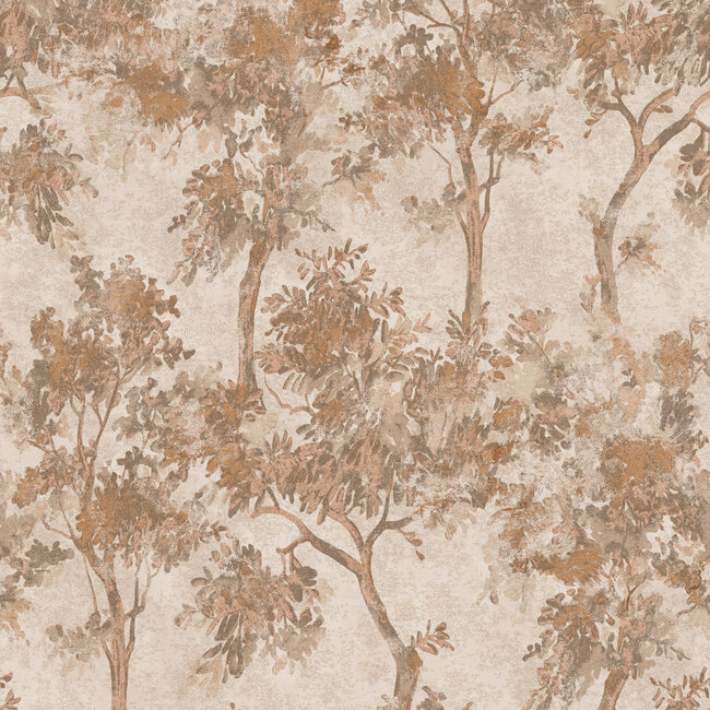 Dutch Wallcoverings Dutch Wallcoverings - FC Sahara- Tipu Terracotta Beads - Vliesbehang - 10m x 53cm - 99502