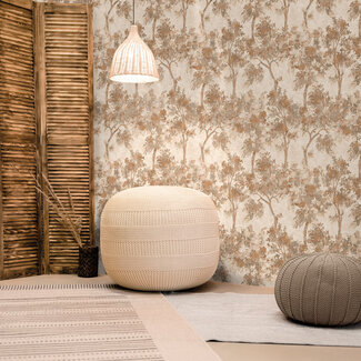 Dutch Wallcoverings Dutch Wallcoverings - FC Sahara- Tipu Terracotta Beads - 99502