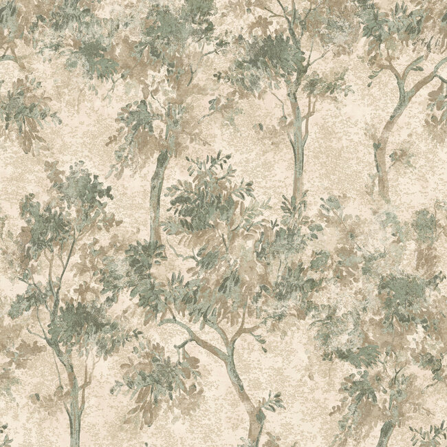 Dutch Wallcoverings Dutch Wallcoverings - FC Sahara- Tipu Emerald Green Beads - Vliesbehang - 10m x 53cm - 99503