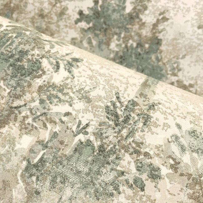 Dutch Wallcoverings Dutch Wallcoverings - FC Sahara- Tipu Emerald Green Beads - Vliesbehang - 10m x 53cm - 99503