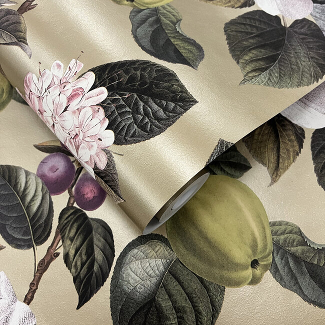 Dutch Wallcoverings Dutch Wallcoverings - FC Tales of the Manor - Pendula Gilver - Vliesbehang - 10m x 53cm - 91913
