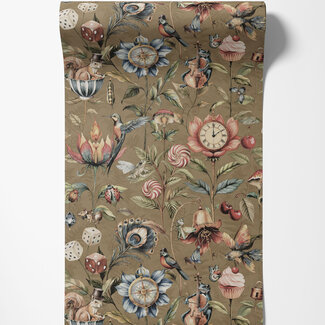 Dutch Wallcoverings Dutch Wallcoverings - FC Tales of the Manor - Elysium Gold - 91940