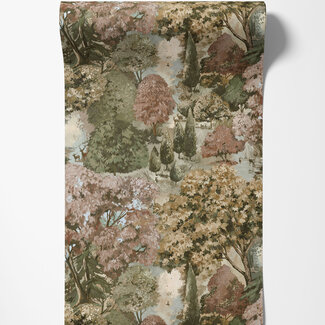 Dutch Wallcoverings Dutch Wallcoverings - FC Tales of the Manor - Pinecrest Rust/Green - 91951 Dutch Wallcoverings Dutch Wallcoverings - FC Tales of the Manor - Pinecrest Rust/Green - 91951