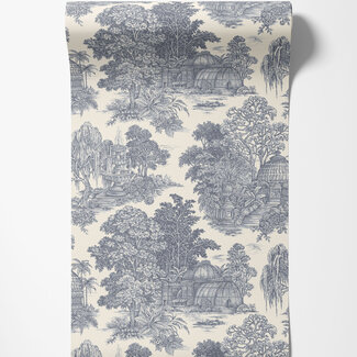 Dutch Wallcoverings Dutch Wallcoverings - FC Tales of the Manor - Blenheim Blue - 91971