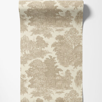 Dutch Wallcoverings Dutch Wallcoverings - FC Tales of the Manor - Blenheim Cream - 91973