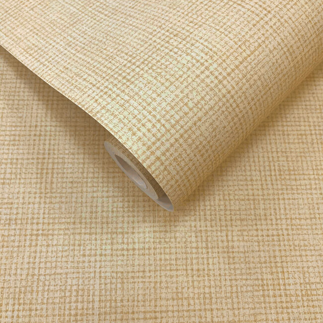 Dutch Wallcoverings Dutch Wallcoverings - FC Tales of the Manor - Ormsby Texture ochre - Vliesbehang - 10m x 53cm - 92002