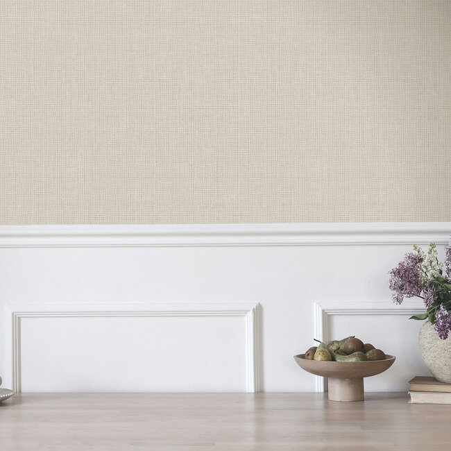 Dutch Wallcoverings Dutch Wallcoverings - FC Tales of the Manor - Ormsby Texture Natural - Vliesbehang - 10m x 53cm - 92003