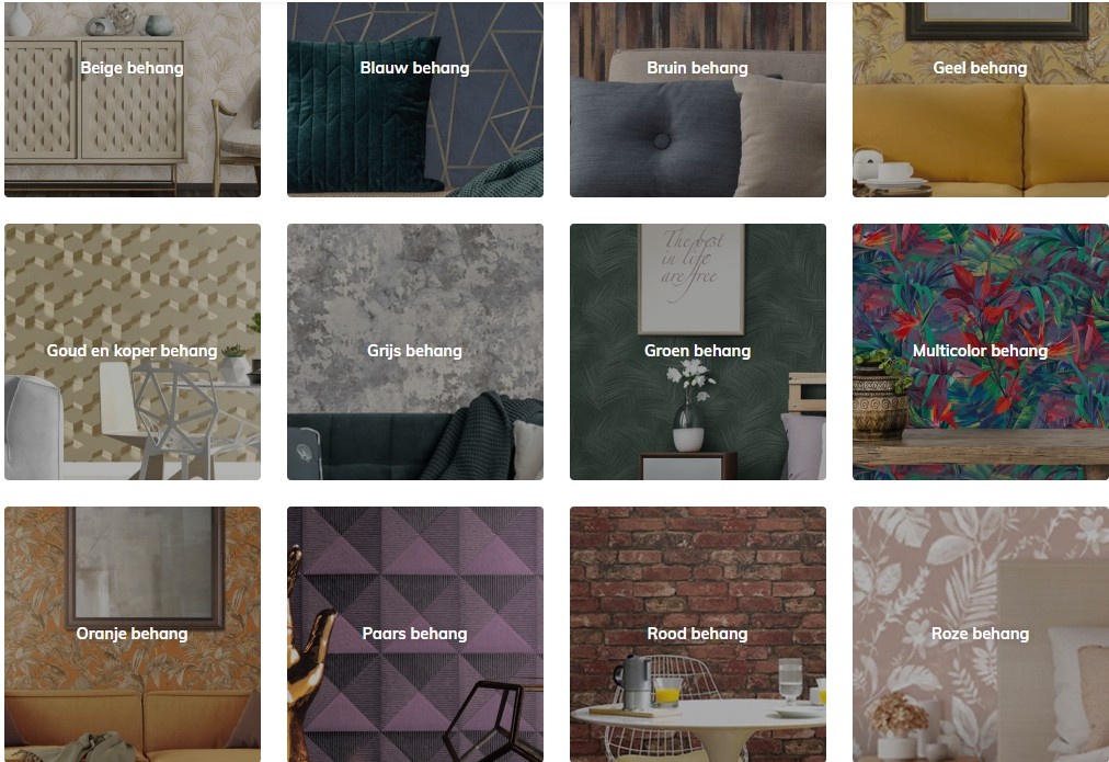 Behang met dessin combineren met uni muren: zo doe je dat