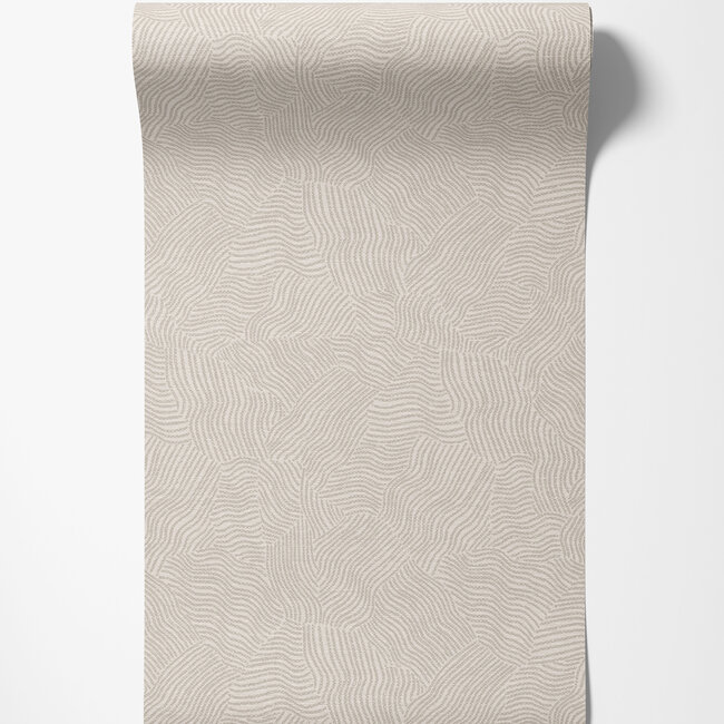 Dutch Wallcoverings Dutch Wallcoverings - FC Sahara- Tenere Ivory - Vliesbehang - 10m x 53cm - 66011