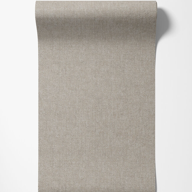 Dutch Wallcoverings Dutch Wallcoverings - FC Sahara- Sinamay Stone Grey - Vliesbehang - 10m x 53cm - 66081