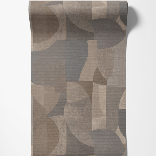 Dutch Wallcoverings Dutch Wallcoverings - FC Sahara- Dune Navy - Vliesbehang - 10m x 53cm - 66117