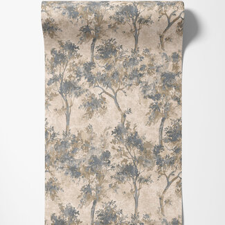 Dutch Wallcoverings Dutch Wallcoverings - FC Sahara- Tipu Indigo Blue Beads - 99501