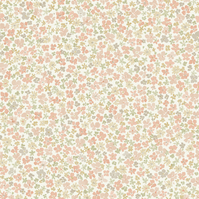 Dutch Wallcoverings Dutch Wallcoverings - Little Dreamers- Veronica roze - Vliesbehang - 10m x 53cm - LD3018