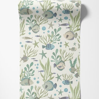 Dutch Wallcoverings Dutch Wallcoverings - Little Dreamers- Nemo azuur - LD3309