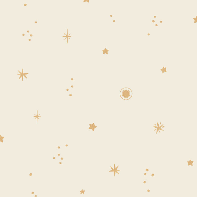 Dutch Wallcoverings Dutch Wallcoverings - Little Dreamers- Dudley Analog beige - Vliesbehang - 10m x 53cm - LD3619