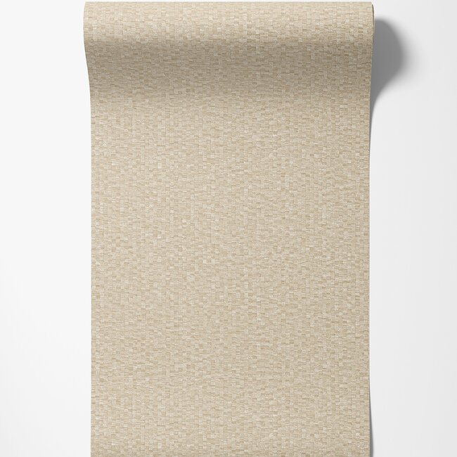 Dutch Wallcoverings Dutch Wallcoverings - Luxury Colors brick box beige - Vliesbehang - 10m x 53cm - LC522203