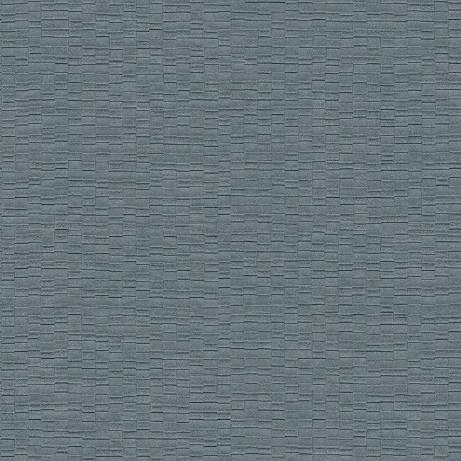Dutch Wallcoverings Dutch Wallcoverings - Luxury Colors cobble brick petrol blue - Vliesbehang - 10m x 53cm - LC522308