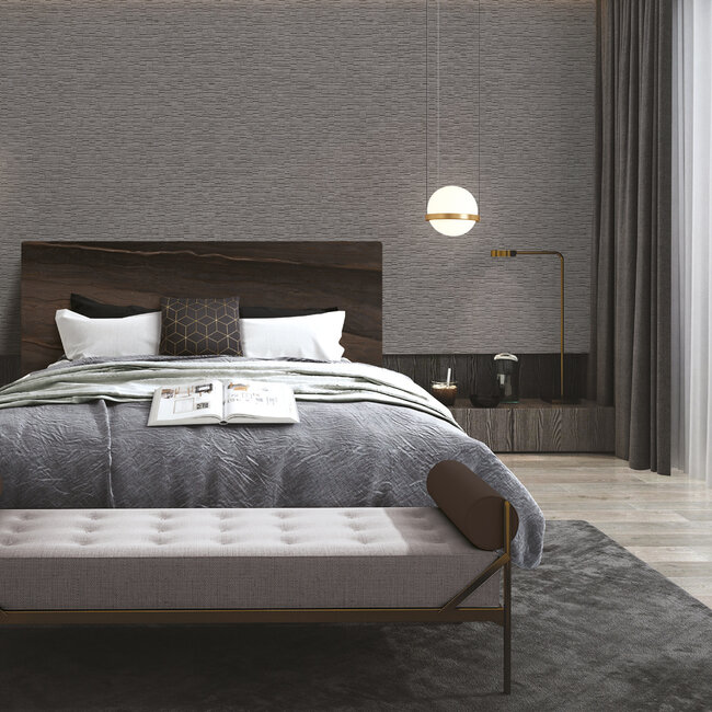 Dutch Wallcoverings Dutch Wallcoverings - Luxury Colors cobble brick russet - Vliesbehang - 10m x 53cm - LC522309