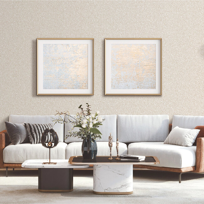 Dutch Wallcoverings Dutch Wallcoverings - Luxury Colors quartz beige - Vliesbehang - 10m x 53cm - LC522402